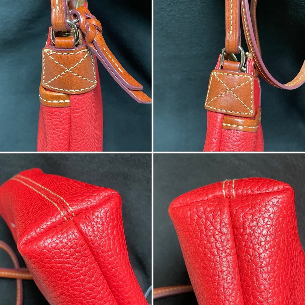 Dooney Bourke Boston Red Sox Leather Crossbody Bag MLB Pebble Grain Purse - Picture 9 of 12